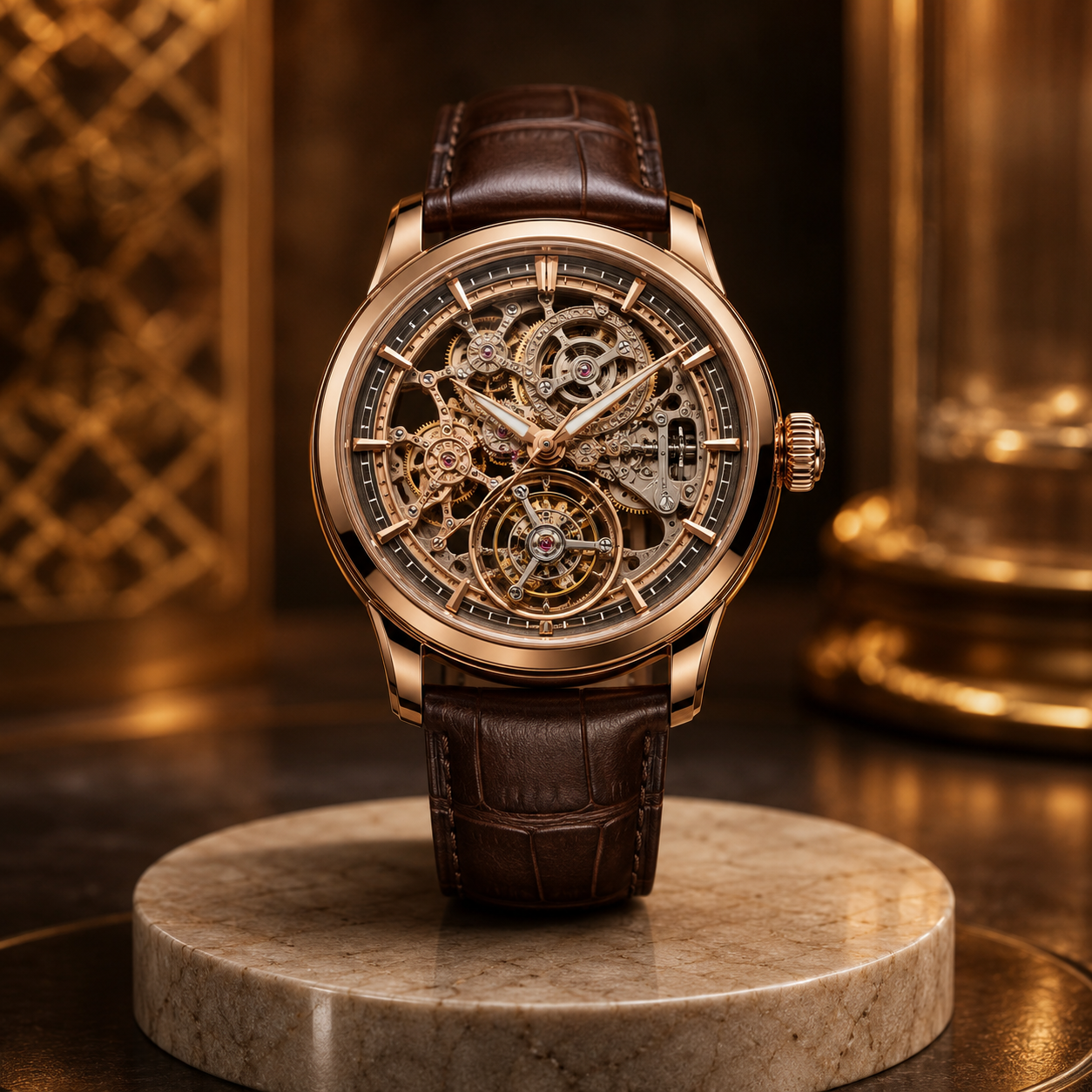 Aureon Skeleton Tourbillon