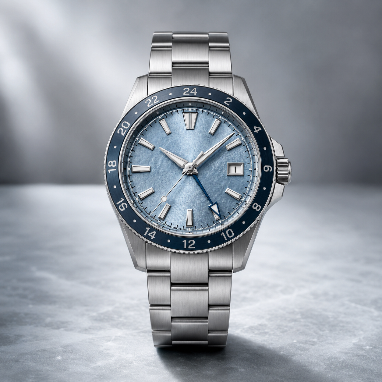 Nordhaven Arctic Steel GMT